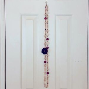 🧶 CROCHET FLOWER  NECKLACE 🧶